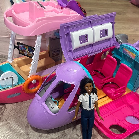 BARBIE DUO PLANE AND DREAM BOAT SET!!!